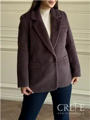 کت تک دکمه پوست سموری