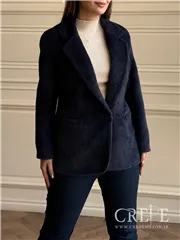 کت تک دکمه پوست سموری