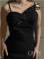 ماکسی دکلته سه فنر نگینی