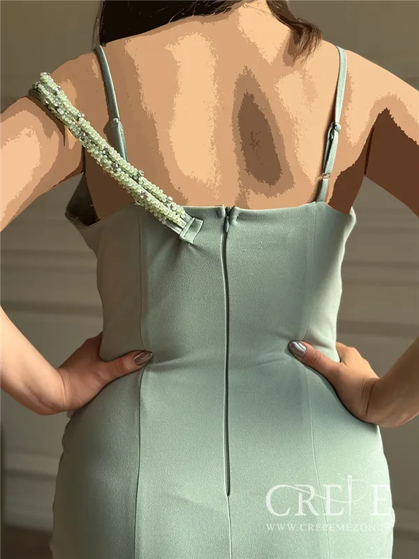 ماکسی دکلته سه فنر نگینی