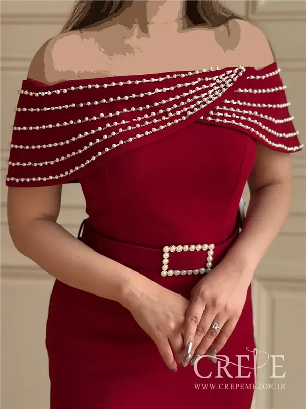 ماکسی حلقه ای مرواریدی