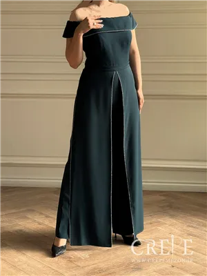 سرهمی دکلته نگین دار