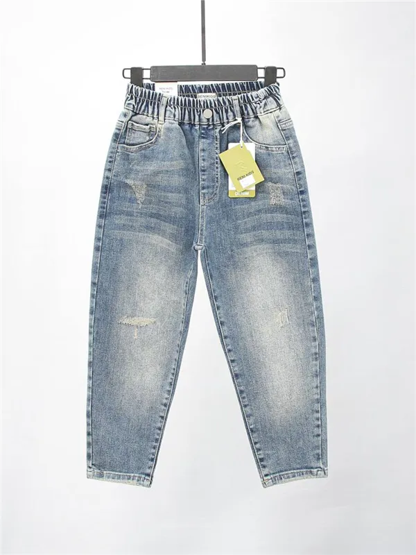 شلوار جین مام استایل تمام کش