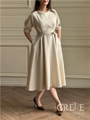 پیراهن جلو پیله کرپ