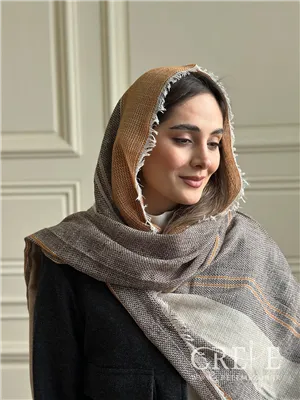 شال کنفی دور ریش پاییزه