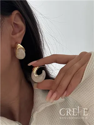 گوشواره حلقه رزین