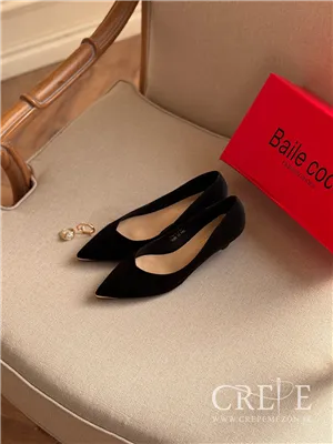 کفش مخمل طرحدار پاشنه 4/5 سانت