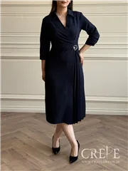 پیراهن کرپ بغل پلیسه