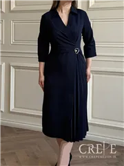 پیراهن کرپ بغل پلیسه