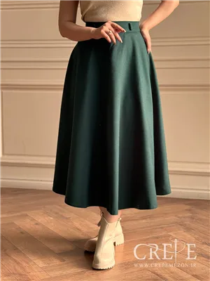 دامن نیم کلوش کشمیر قد 85