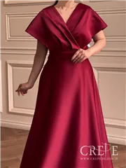 ماکسی ساتن آستین کلوش