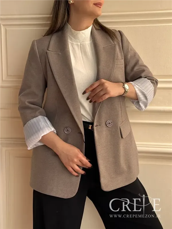 کت آستین پاکتی لامر کجراه