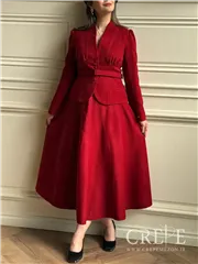 دامن نیم کلوش کشمیر قد 85