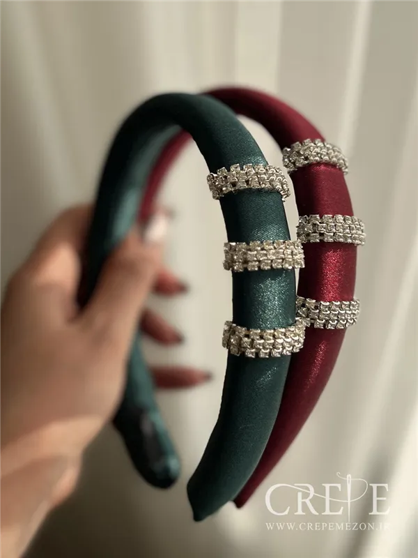 تل ساتن بغل نگینی