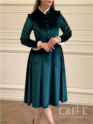 پیراهن مخمل وینتیج