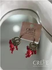 گوشواره برنزی انار آویز