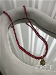 گردنبند انار کریستالی