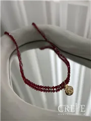 گردنبند انار کریستالی