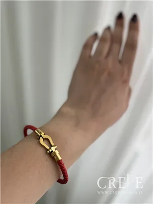 دستبند بافت چرم فرد 