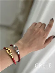 دستبند بافت چرم فرد 