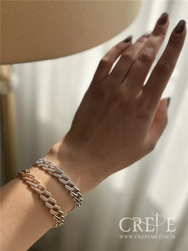 دستبند ژوپینگ نگینی