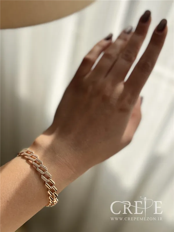 دستبند ژوپینگ نگینی