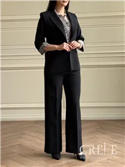 ست سه تیکه کت شلوار آستین پاکتی