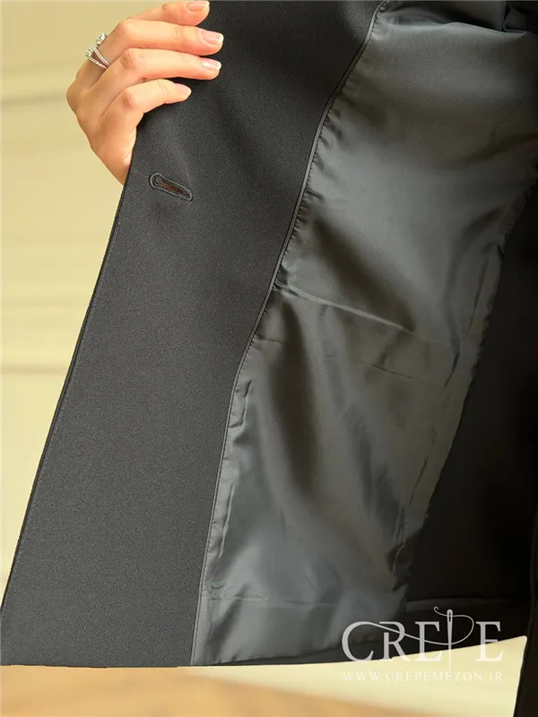 ست سه تیکه کت شلوار آستین پاکتی