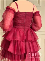 پیراهن عروسکی سه طبقه بیده