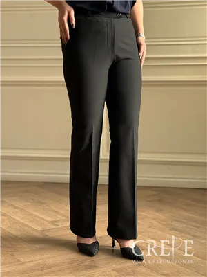 شلوار سایز بزرگ گاباردین دمپا گشاد قد 106