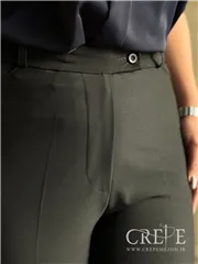 شلوار سایز بزرگ گاباردین دمپا گشاد قد 106